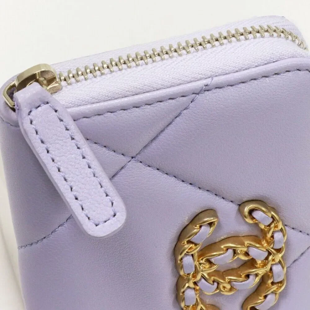 Chanel Lambskin CHANEL19 Coin Purse AP0949